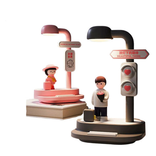 چراغ خواب فانتزی و خاص با نور LED (قابل استفاده به عنوان هولدر موبایل رومیزی)