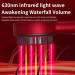 شانه ماساژور برقی و اپلیکاتور روغن مو با تکنولوژی نور قرمز (Red Light) و EMS